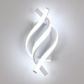 Applique da Parete - Struttura in Alluminio Bianco, Luce Bianca