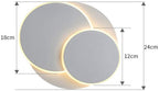 Wall Light - White Acrylic Frame, Warm Light
