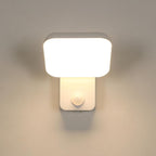 Wall Light - White Aluminium Frame, Warm Light