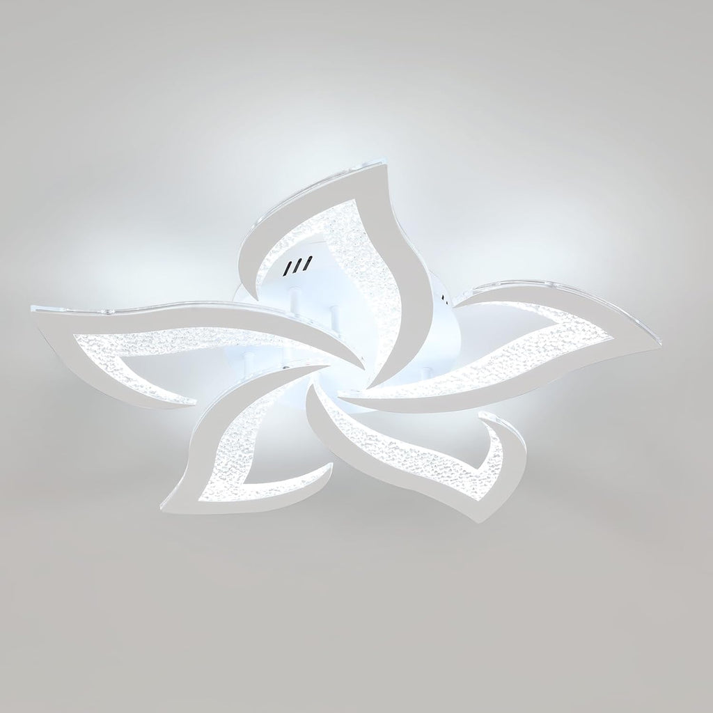 Ceiling Light - White Acrylic Frame, White Light