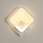Wall Light - White Aluminium Frame, Warm Light