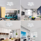 Ceiling Light - White Acrylic Frame, Tunable and Dimmable