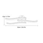 Ceiling Light - Silver Aluminium Frame, Natural Light