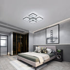 Ceiling Light - Black Acrylic Frame, White Light