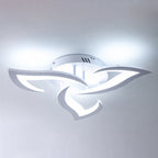 Ceiling Light - White Acrylic Frame, White Light