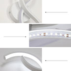 Wall Light - White Aluminium Frame, White Light