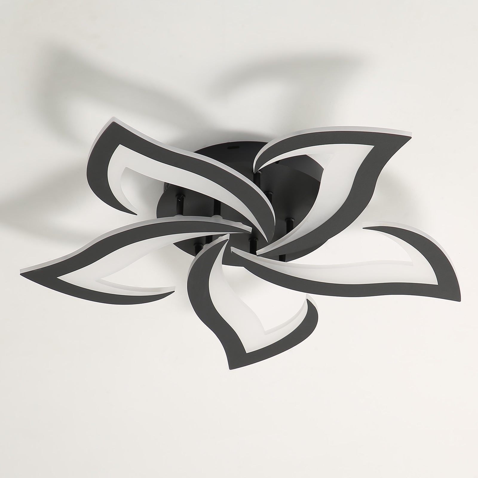 Ceiling Light - Black Acrylic Frame, Tunable and Dimmable