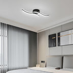 Ceiling Light - Black Aluminium Frame, White Light