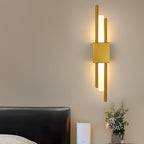 Wall Light - Gold Metal Frame, Warm Light