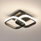 Ceiling Light - Black Aluminium Frame, Natural Light