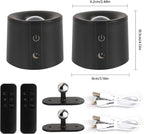 Wall Light - Black Plastic Frame, Tunable and Dimmable