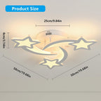 Ceiling Light - White Acrylic Frame, Warm Light