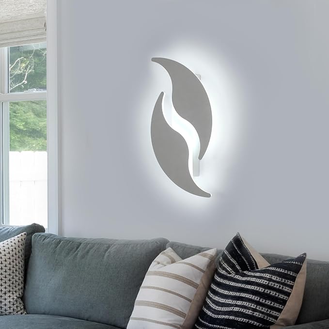 Comely Indoor Wall Lamp, 18W LED Wall Light Cool White 6500K, Creative Design Modern LED Wall Lights Indoor for Bedroom Living Room Corridor Staircase