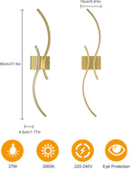 Wall Light - White Aluminium Frame, Tunable and Dimmable