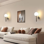 Wall Light - Chrome Glass Frame