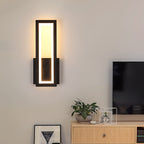 Wall Light - Black Acrylic Frame, Warm Light