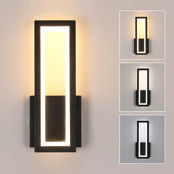 Wall Light - Black Aluminum Frame, Tunable