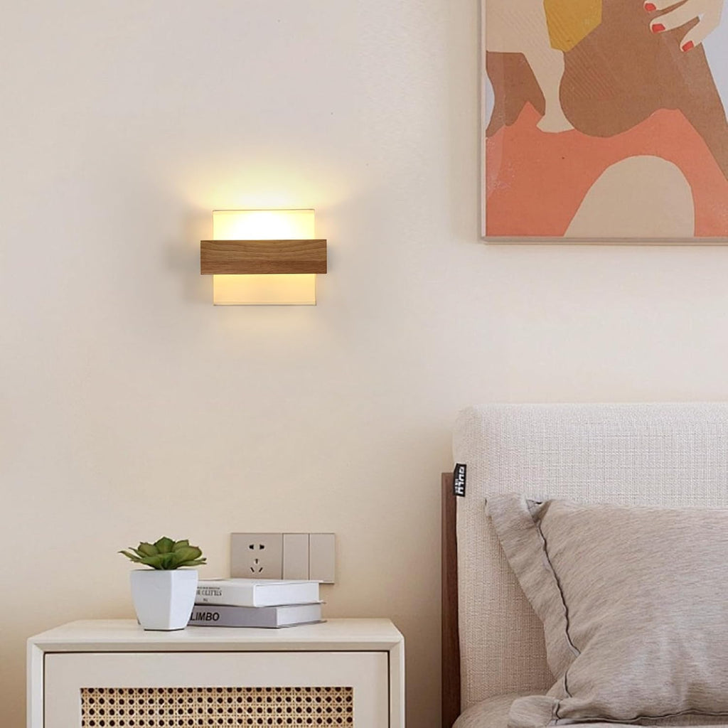 Wall Light - Wood Frame