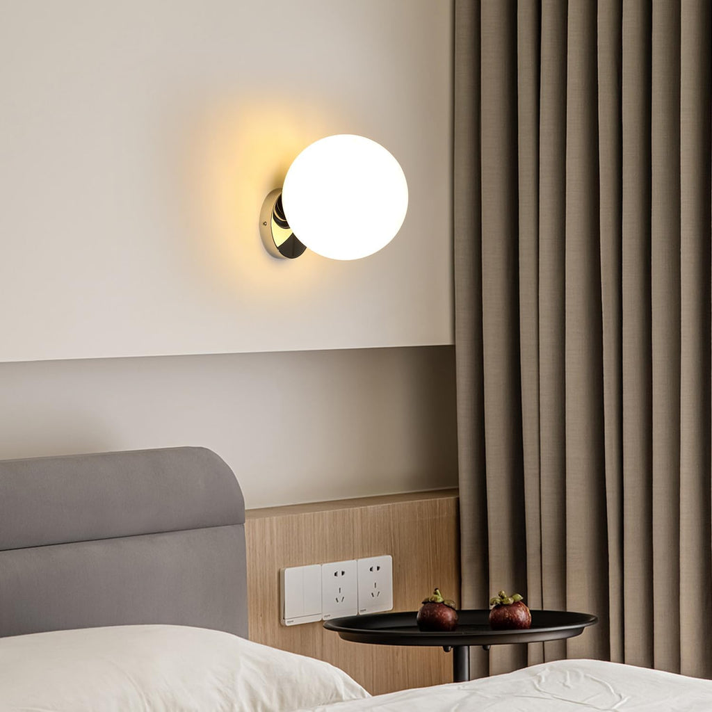 Wall Light - Chrome Metal Frame