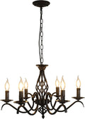Chandeliers - Black Metal Frame