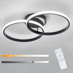 Ceiling Light - Black Aluminium Frame, Tunable and Dimmable