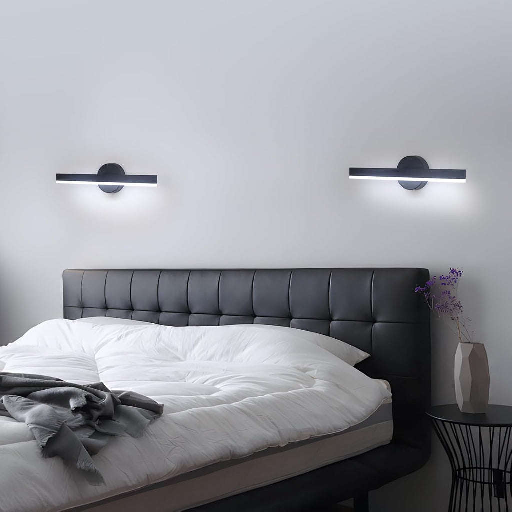 Wall Light - Black Acrylic Frame, White Light