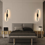 Comely Applique Murale Intérieur LED, 16W 2500LM Design Minimaliste Lampe Murale Moderne, Ligne Noire Applique Murale LED pour Chambre Salon Salle à Manger Couloir, Blanc chaud 3000K