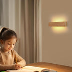 Wall Light - Wood Plastic Frame, Warm Light