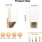 Wall Light - Wood Frame