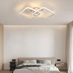 Ceiling Light - White Aluminium Frame, Warm Light