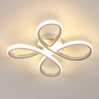 Comely Plafonnier LED Moderne, 30W 3375LM Lampe de Plafond, Luminaire Plafonnier LED pour Chambre salon, Salle à manger Cuisine, Lumière Chaude 3000K, 30cm, Argent
