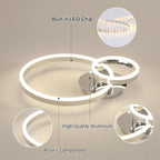 Ceiling Light - Chrome Acrylic Frame, Natural Light