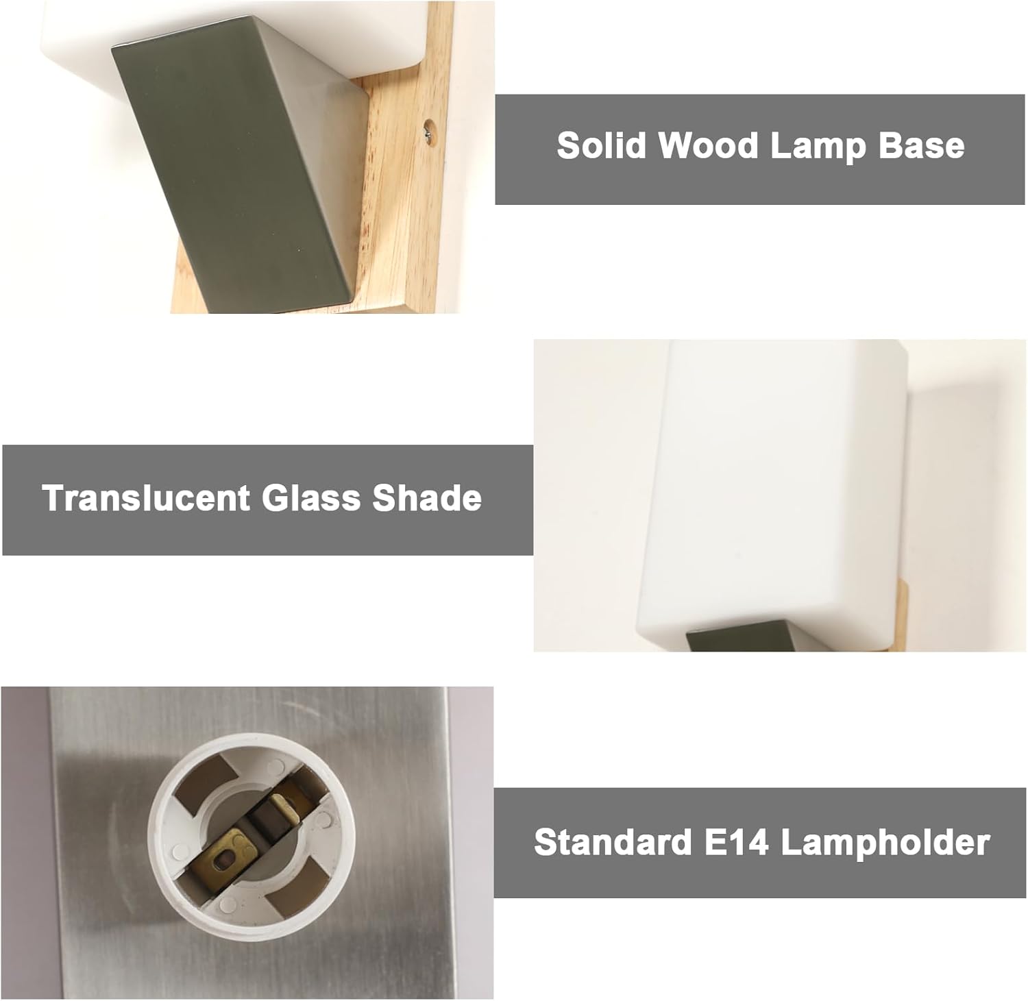 Wall Light - Wood Frame