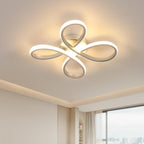 Comely Plafonnier LED Moderne, 30W 3375LM Lampe de Plafond, Luminaire Plafonnier LED pour Chambre salon, Salle à manger Cuisine, Lumière Chaude 3000K, 30cm, Argent