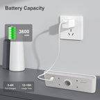 Comely veilleuse avec LED magnétique avec télécommande - rotative à 360°, dimmable au toucher, 3000K-6500K, rechargeable USB-C, batterie 1800 mAh, pour le salon chambre à coucher échelle