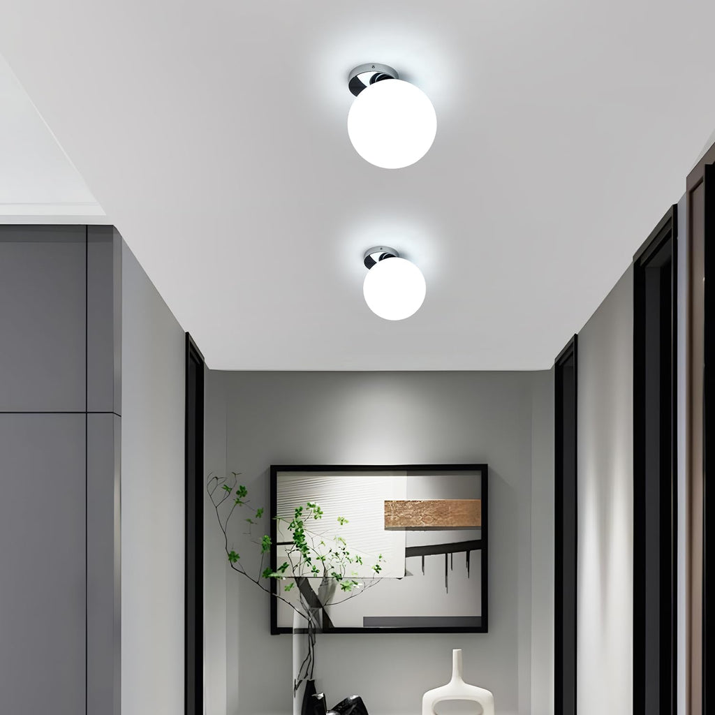 Wall Light - Chrome Metal Frame