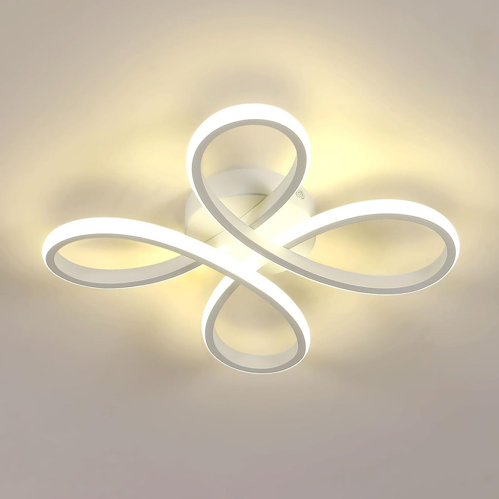 Ceiling Light - White Aluminium Frame, Natural Light