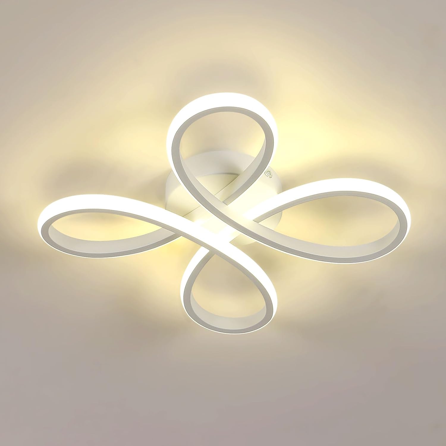 Ceiling Light - White Aluminium Frame, Natural Light