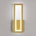 Wall Light - Gold Acrylic Frame, White Light