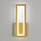 Wall Light - Gold Acrylic Frame, White Light