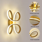 Comely Plafonnier LED Moderne, 30W 3375LM 30cm Lampe de Plafond, Luminaire Plafonnier LED pour Chambre salon, Salle à manger Cuisine, Lumière Neutre 4500K, Or