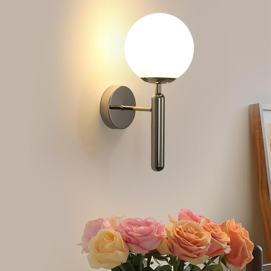 Wall Light - Chrome Glass Frame