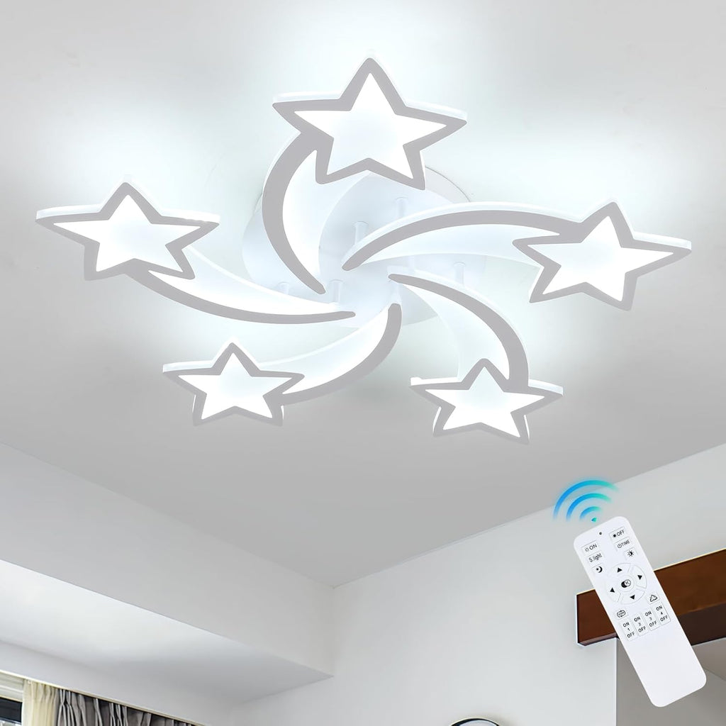Ceiling Light - White Acrylic Frame, Tunable and Dimmable