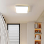 Ceiling Light - White Plastic Frame, Natural Light