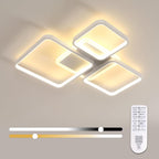 Ceiling Light - White Acrylic Frame, Tunable and Dimmable