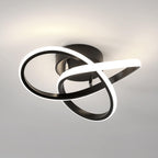 Deckenleuchte – schwarzer Aluminiumrahmen, Naturlicht