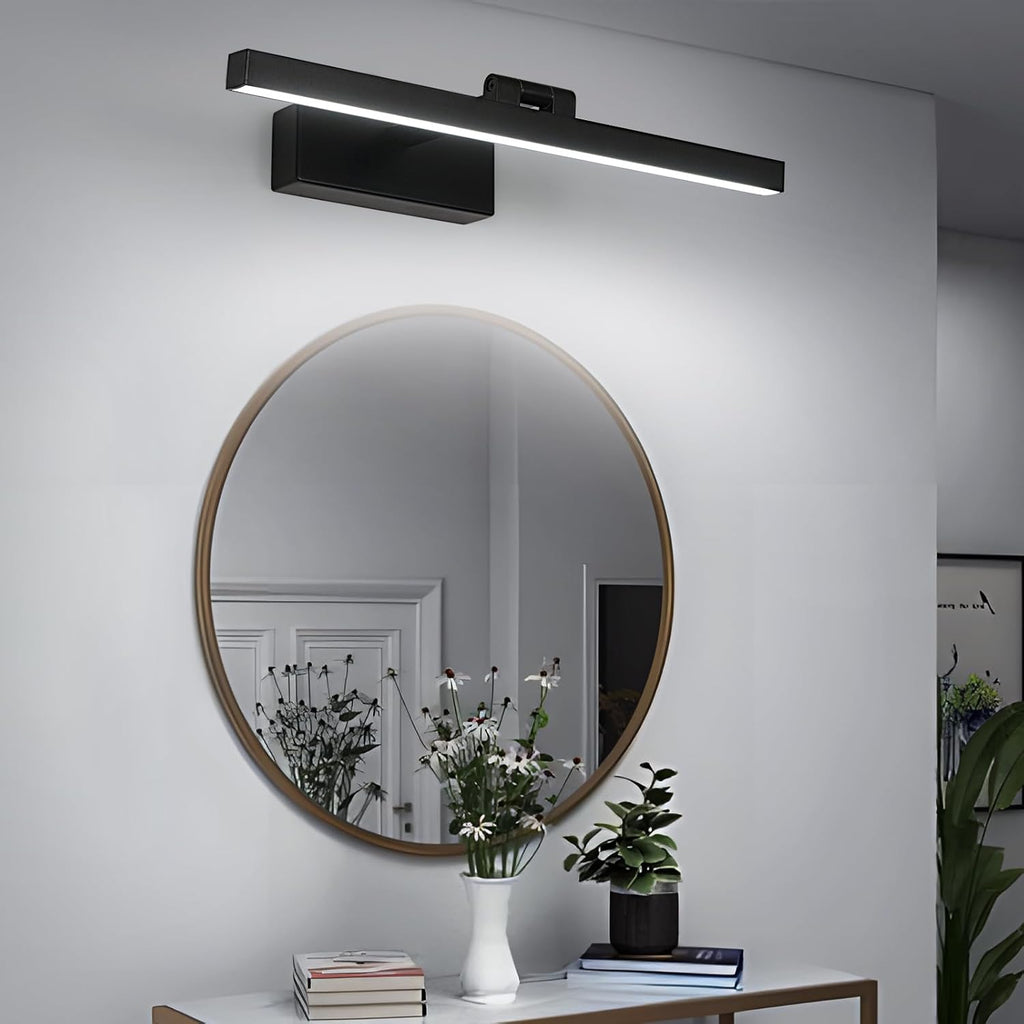 Wall Light - Black Metal Frame, White Light
