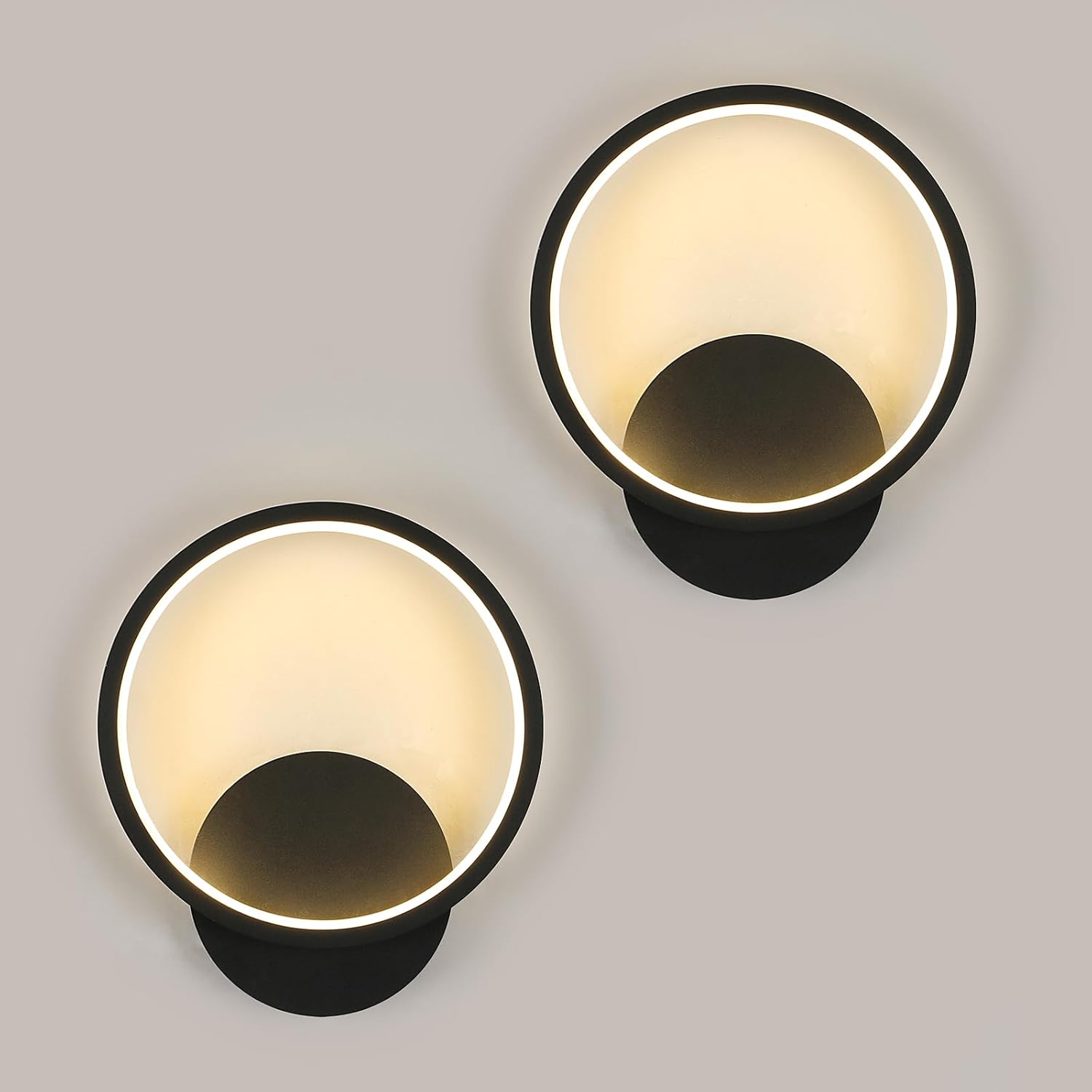 Wall Light - White Aluminium Frame, White Light