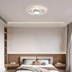 Comely Plafonnier LED, Rond Lampe de plafond 42W, Moderne Luminaire Plafonnier pour Couloir Coucher Salle de Bains Cuisine Salon, Lumière Naturelle 4500K, Longueur 40cm, Blanc