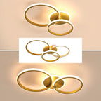 Ceiling Light - Gold Acrylic Frame, Tunable and Dimmable